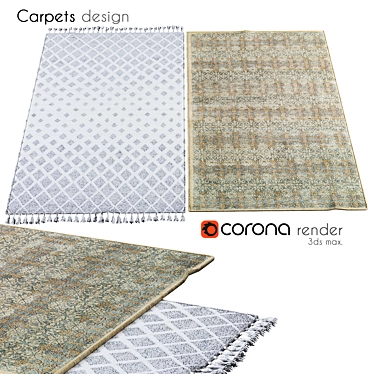  Stylish Russian Carpets  3D model image 1 