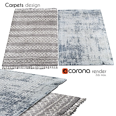 Luxury Polyblend Carpets 3D model image 1 