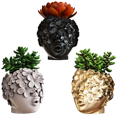 Customizable 3D Bouquet Set 3D model image 1 