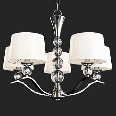 Elegant Rondo Chandelier for Luxurious Interiors 3D model image 1 