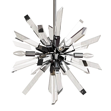 Radiant Burst Chandelier 3D model image 1 