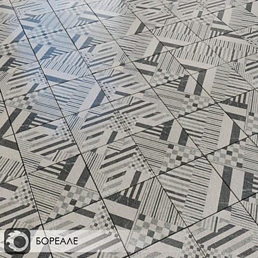 Boreale Ceramic Floor Tiles 30x30 3D model image 1 