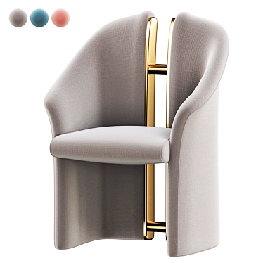 Modern Comfort: Apart Armchair 3D model image 1 