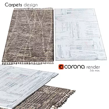 Elegant Polysur Carpet 3D model image 1 