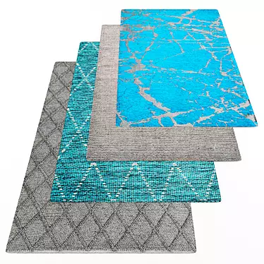 Title: Modern Style Rugs Set 3D model image 1 