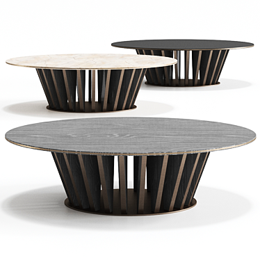 Italian Designer Dragonfly Coffee Table - CPRN Homood 3D model image 1 