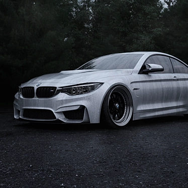 Title: High-Quality BMW M4 3D Model 3D model image 1 