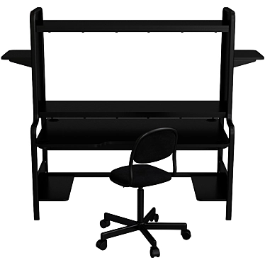 IKEA Fredde Workstation 3D model image 1 