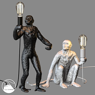 Sculptures Table Lamp - Artistic Lighting for your Home 3D model image 1 