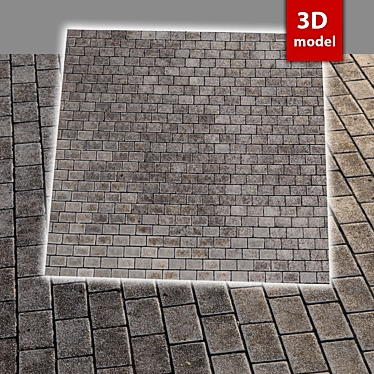 High-Quality Paving Stones - Perfect for Any Project! 3D model image 1 