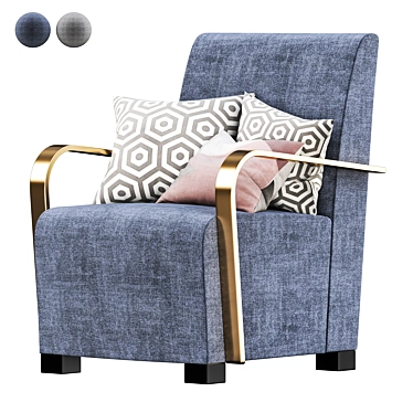 Modern Marilyn Armchair 3D model image 1 