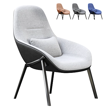 Gran Kobi Essentiel Modern Design Sofa 3D model image 1 