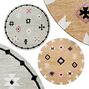 Elegant Circle Rugs | No. 167 3D model image 1 