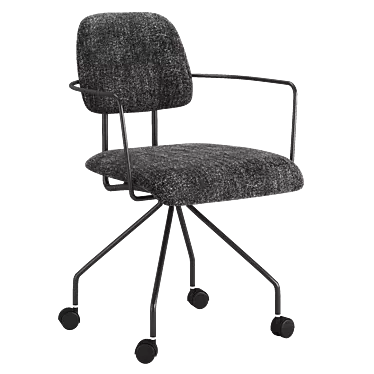 Modern Swivel Desk Chair 3D model image 1 