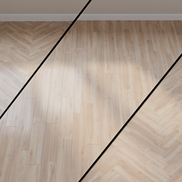 Rocky Mountain Oak Laminate: Authentic & Versatile 3D model image 1 