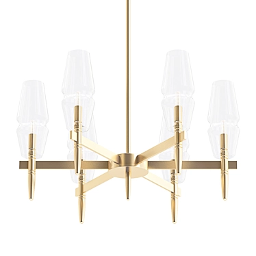 Elegant Maytoni Lita Pendant Chandelier 3D model image 1 