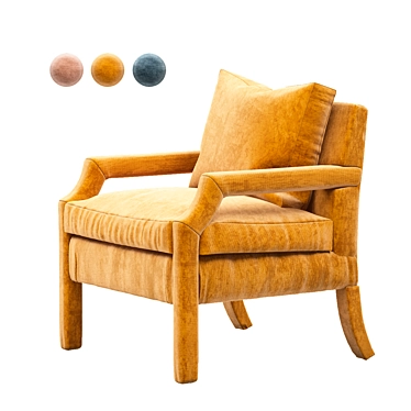 Sleek 3DSMax Chair 3D model image 1 