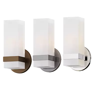 Minimalist Elegance: Bratto Sconce 3D model image 1 