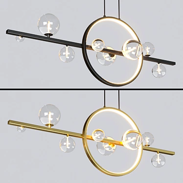 Modern LED Pendant Ceiling Lights 3D model image 1 