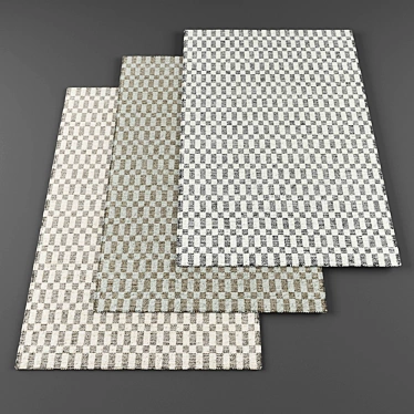 High Resolution Modern Rugs (5 Pieces) 3D model image 1 