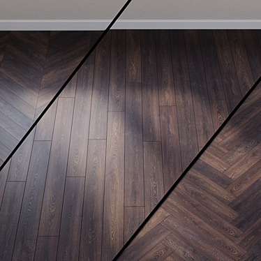 Enigmatic Oak Laminate Flooring 3D model image 1 