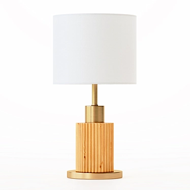 Modern Elegance  Bridaine Table Lamp 3D model image 1 