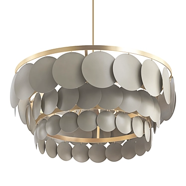 Calypso 3-Tier Chandelier: Exquisite Illumination for Every Space 3D model image 1 