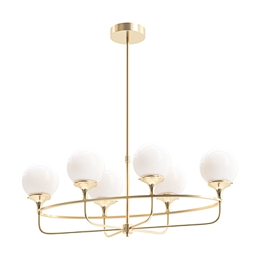 Luxury Beverly Hills Chandelier 3D model image 1 