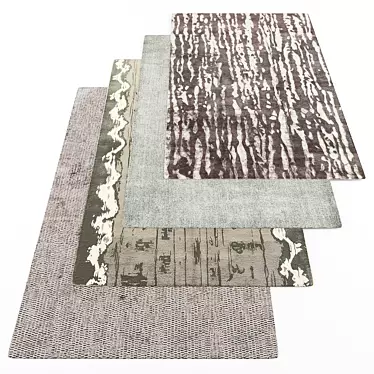 Modern Style Rug Set 3D model image 1 