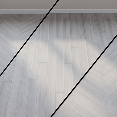 Whitewashed Pine Eurohome Flooring 3D model image 1 