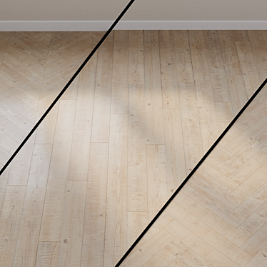 Scratched Pine Laminate Flooring 3D model image 1 