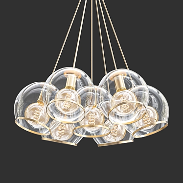 Elegant LED Design Lamp 3D model image 1 
