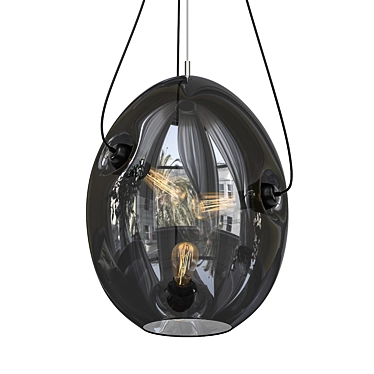 Innovative Membrane Pendant Lamp 3D model image 1 