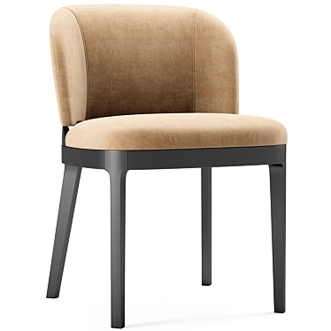 Tea Side Chair: Elegant and Comfortable 3D model image 1 