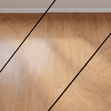 Light Lime Oak Laminate, Living Pore 3D model image 1 