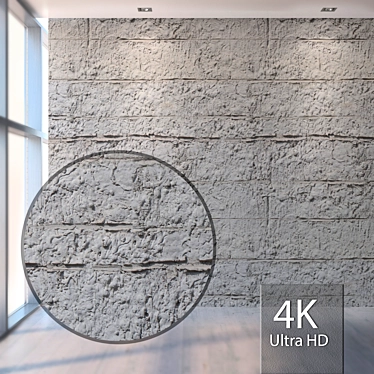 Seamless Plaster Texture 3D model image 1 