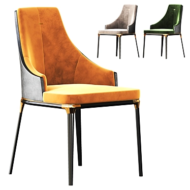 Alaton Modern Dining Chair 3D model image 1 