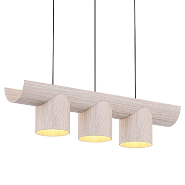 Gueule de Loup Pendant Light 3D model image 1 