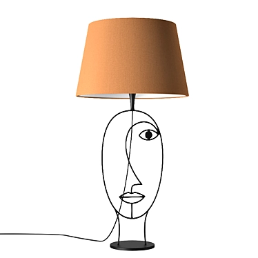 Wire Nature Table Lamp | KARE Face 3D model image 1 