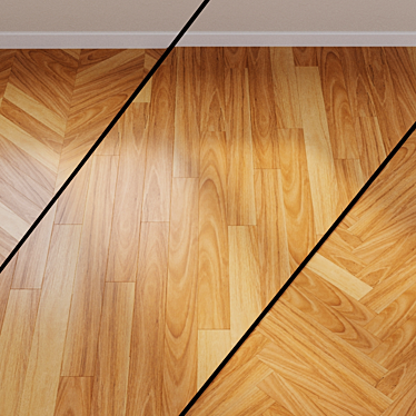 Impressive Oak Laminate Flooring 3D model image 1 