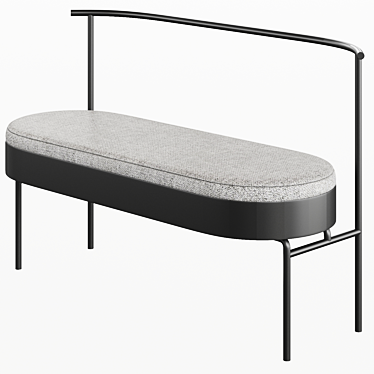 Luxurious Baxter Tia Sofa: Unparalleled Comfort & Elegance 3D model image 1 