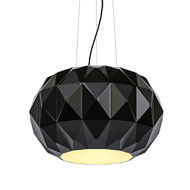 Arhirivolto Deluxe Black Chandelier 3D model image 1 