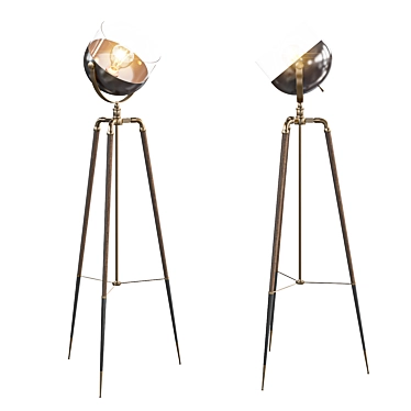 Mezzo Floor Lamp - Vray and Corona Compatible 3D model image 1 