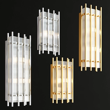 Sparks Glam Wall Lamp 3D model image 1 