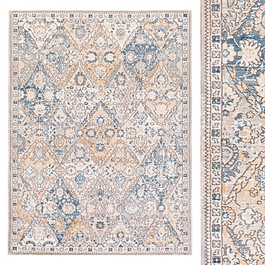 Luxury 206 Carpet: Timeless Elegance! 3D model image 1 