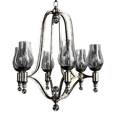 Elegant Mirabelle Chandelier 3D model image 1 