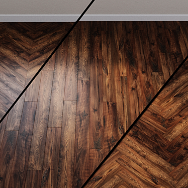 Eligna Wide Restored Chestnut - Laminate Flooring 3D model image 1 