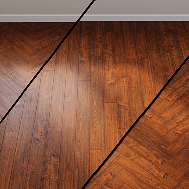 Quick-step Oak Bordeaux Laminate 3D model image 1 