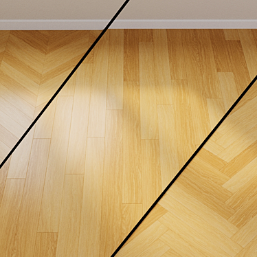 Quick-step Impressive Natural Oak Laminate 3D model image 1 