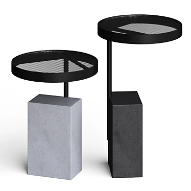 Lyon Beton Twist: Modern Concrete Design 3D model image 1 